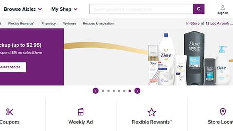 Ahold Delhaize Dove 'Free Pickup' Promotion